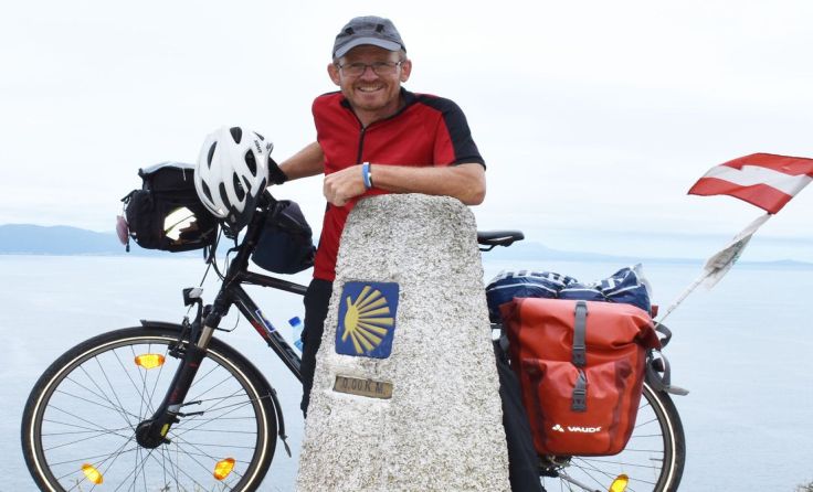 Mit dem Fahrrad von Schwertberg nach Santiago de Compostela. Foto: Hinterholzer