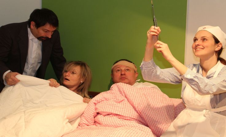 Bis zur Premiere wird noch fleißig geprobt. Foto: Theater Naarn