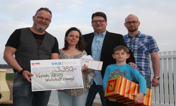 Die Perger Wirtschaft sammelte für die Waisenbrüder aus Rechberg. Foto: Herbert Strasser