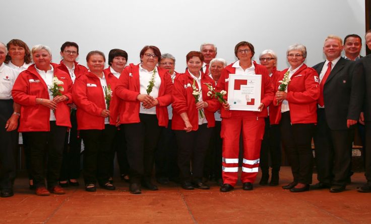 Das kulinarische Team Grein. Foto: Rotkreuz-Bezirksstelle Perg