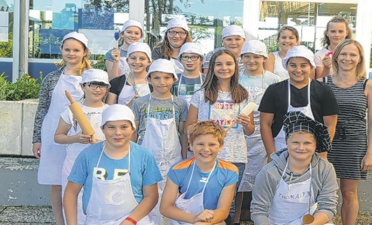 Schüler der Sport-NMS zeigten ihre Kochkünste. Foto: Sport-NMS Bad Kreuzen