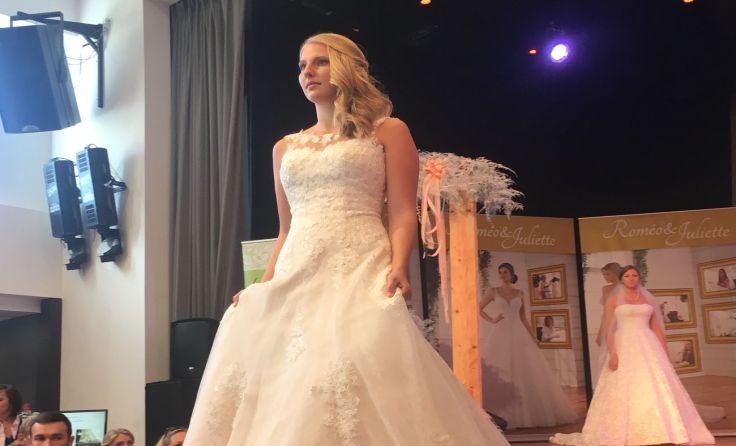 Von Prinzessin bis Mermaid: Unzählige Brautkleider wurden präsentiert. Foto: mai