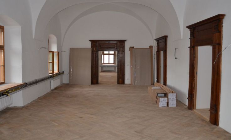 Hier entsteht in den historischen Räumlichkeiten das neue Gemeindeamt. Fotos: Gemeinde Windhaag