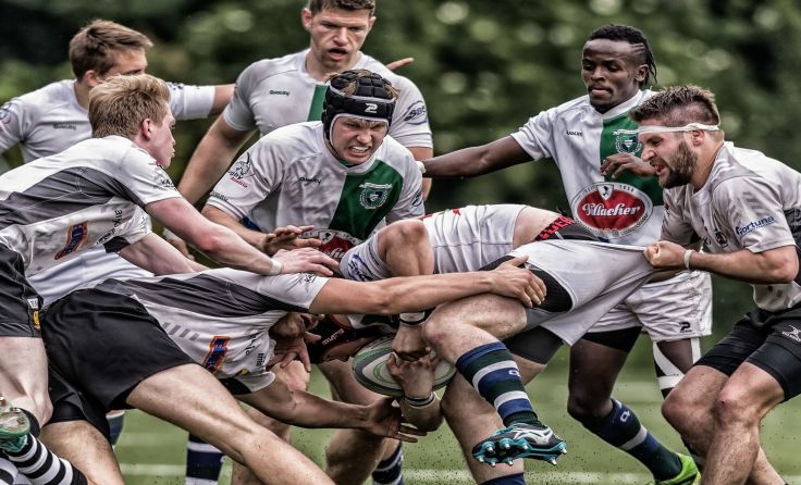 Das Rugby-Foto von Günther Iby gewann den Landesmeistertitel. Foto: Iby