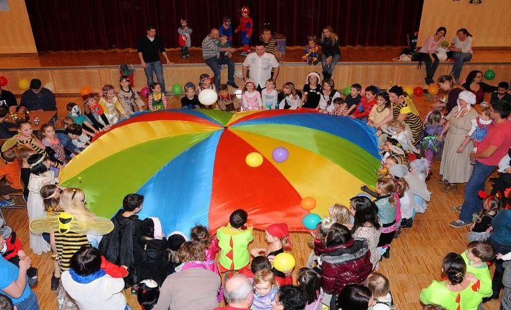 Kinderfasching im Volksheim Schwertberg. Foto: Kinderfreunde Schwertberg