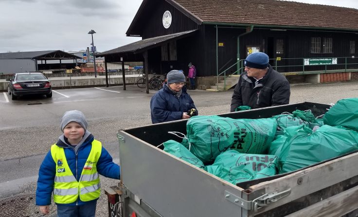 Mit Jan Pühringer ist auch in Zukunft eine saubere Gemeinde gesichert. Foto: Siedlververein Arbing