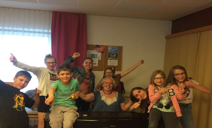 Die Nachwuchs-Sänger sind fleißig am Proben. Foto: LITA Kids