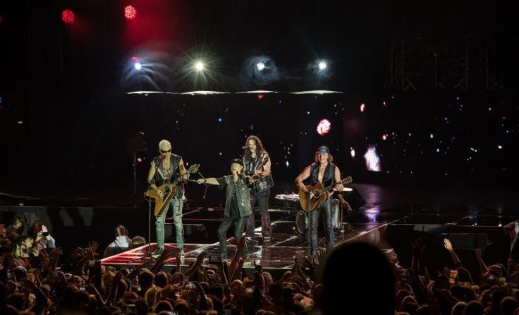 Die Scorpions begeisterten mit ihren Rock-Klassikern 9.000 Fans. Foto: Aleksandra Prünner