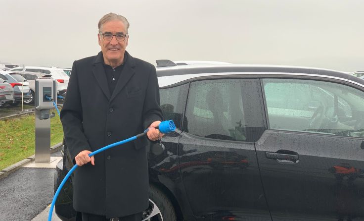 Vier E-Ladestationen für alle Automarken sind bereits installiert. Foto: mai