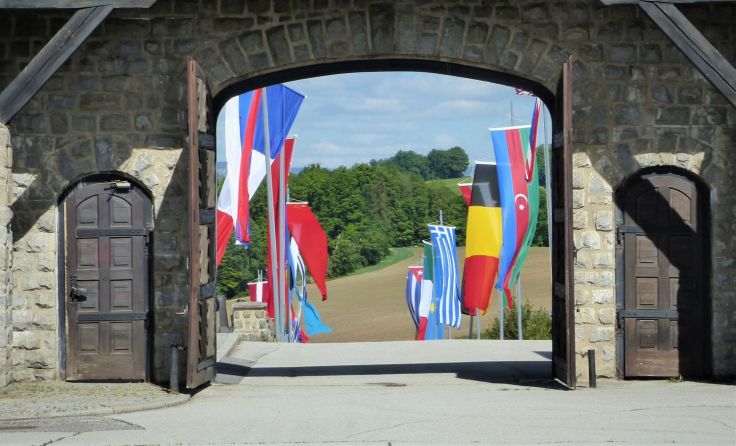 Internationale Gäste sind momentan kaum an der Gedenkstätte. Foto Mauthausen-Memorial/Dunst