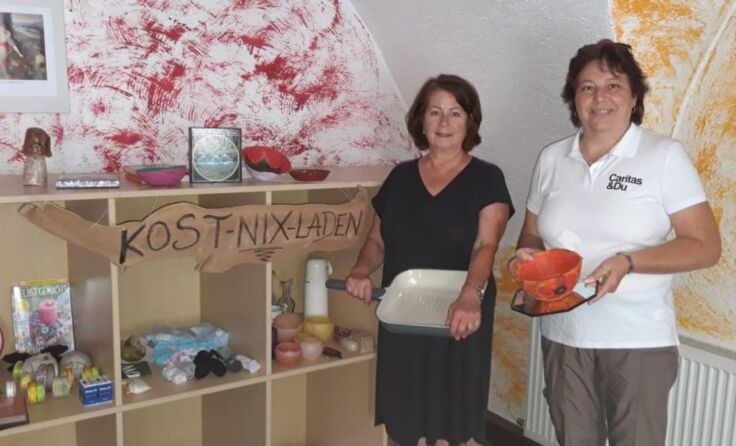 Monika Wukounig und Monika Greindl haben den Laden ins Leben gerufen. (Foto: maf)