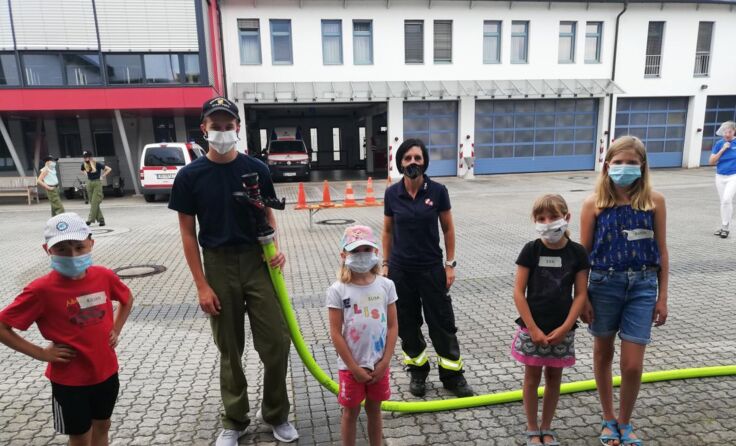 Trotz der Abstandsregeln hatten die Kinder einen tollen Nachmittag. (Foto: Ferstl)