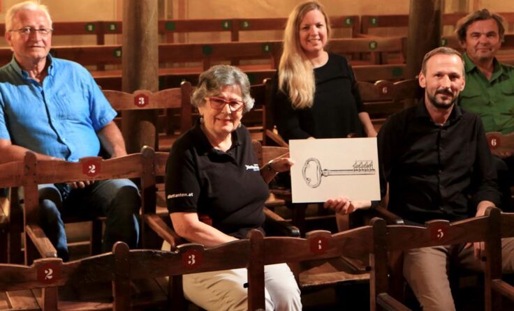 Christine Geirhofer übergibt ihr Amt an Sohn Christian. (Foto: Greiner Dilettanten)