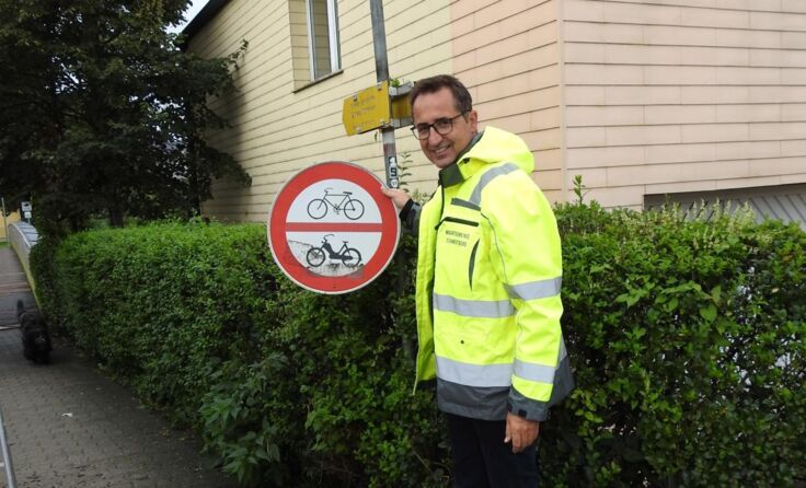 Bürgermeister Max Oberleitner hat „Schritt-Tempo“ verordnet. (Foto: ÖVP Schwertberg)