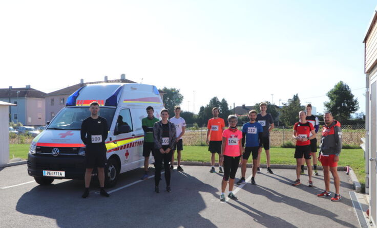 Den Abschluss bildete das Laufteam vom Roten Kreuz. (Foto: RK Schwertberg)