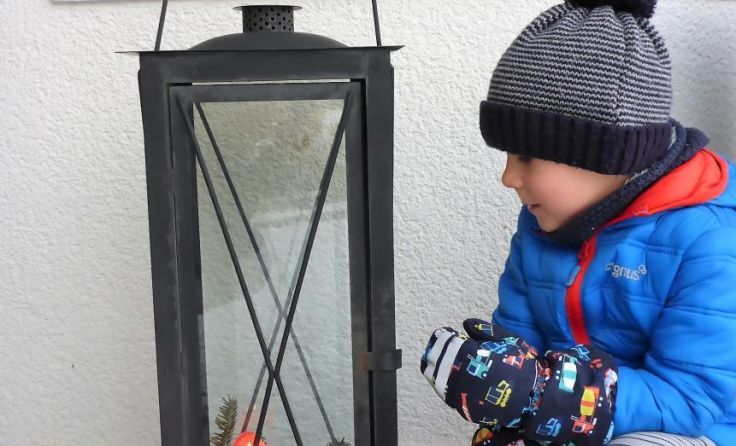 24 Laternen und 24 Geschichten für ein schöne Adventszeit. (Foto: Kindergarten Rechberg)