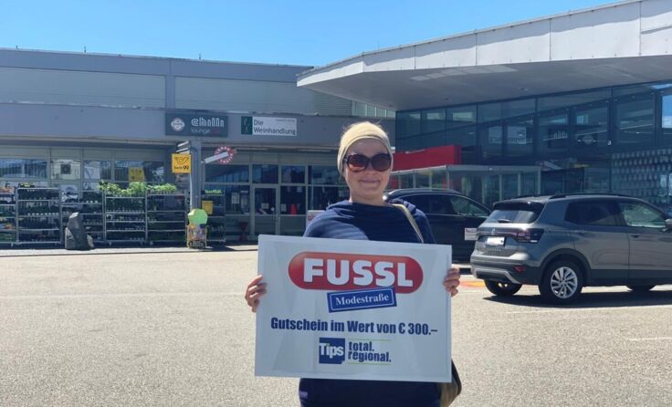 Theresa Höftberger gewann einen Fussl Modestraße-Gutschein im Wert von 300 Euro. (Foto: mai)