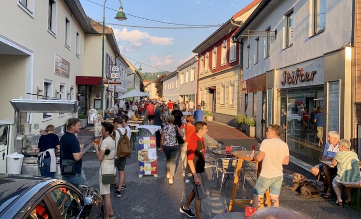Die letzte Schwertberger Einkaufsnacht fand im Jahr 2019 statt. (Foto: WIG Schwertberg)
