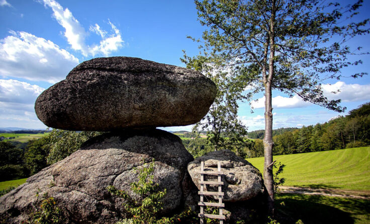 Felsformationen, wie der Schwammerling in Rechberg, prägen das Mühlviertel. (Foto: weihbold)