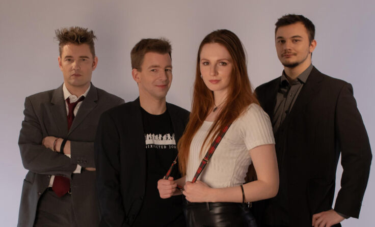 Michael Wachelhofer, Stefan Wachelhofer, Elena Atkinson und Erich Blie. (Foto: Reinhard Mueller)