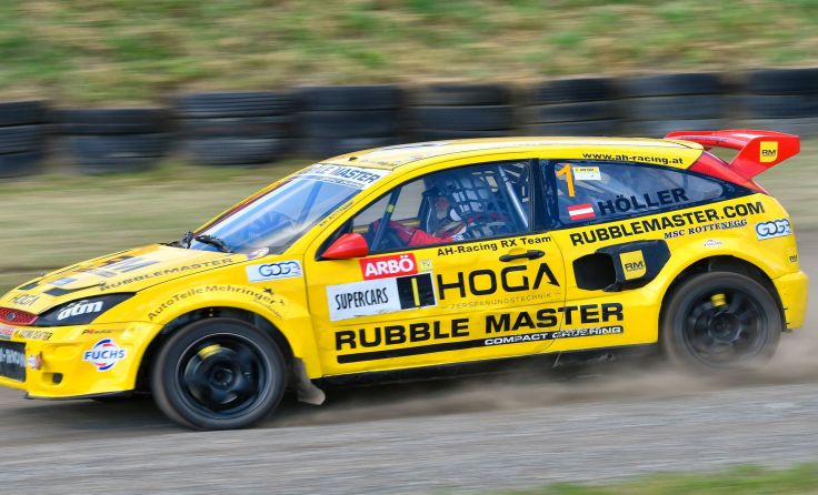 Plötzlich stand Rallycrosser Alois Höller ohne Gegner da. Foto: Gruber