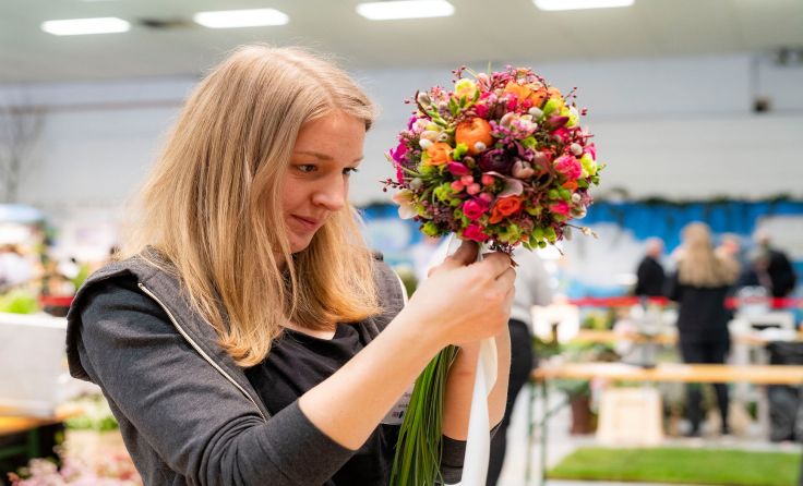 Sandra Berger ist die beste Nachwuchs-Floristin Österreichs. Foto: Nik Fleischmann