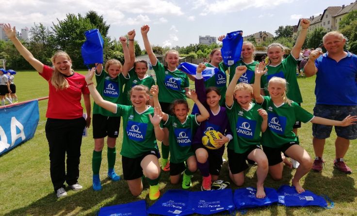 Die Fußball-Landesmeisterinnen aus Niederwaldkirchen Foto: Uniqa-Liga