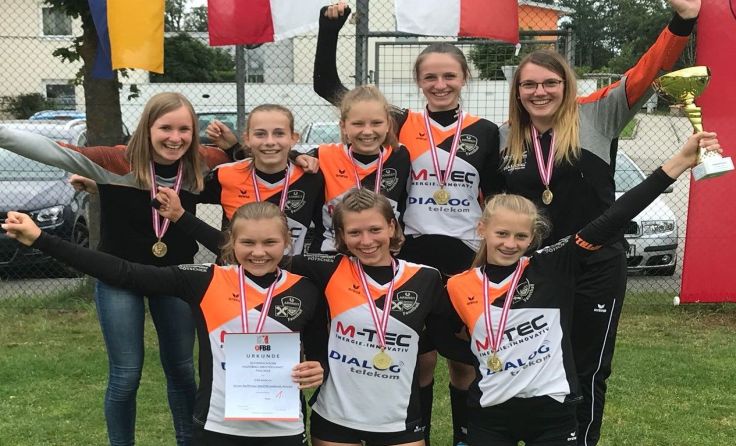 Die frischgebackenen U14 Staatsmeisterinnen Foto: Union Arnreit