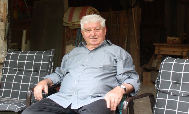 Der Hofer Hans, ein echtes Haslacher Original. Foto: Wallner