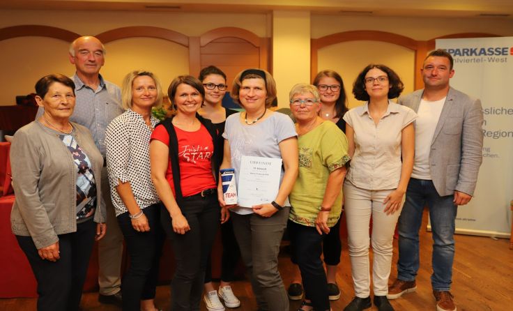 Die erfolgreichen Kleinzeller Tennisdamen Foto: Wiesinger