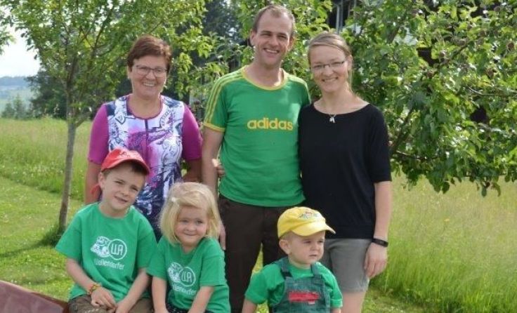Familie Aichbauer aus Putzleinsdorf. alle Fotos: Karin Wolkerstorfer/BBK Rohrbach