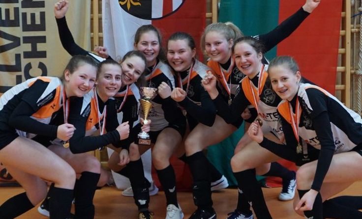 Die U16 Landesmeisterinnen aus Anreit. Foto: Magdalena Bauer