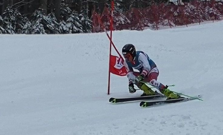 Dennis Kalischko gewann den Riesentorlauf am Hochficht. Foto: Hauer