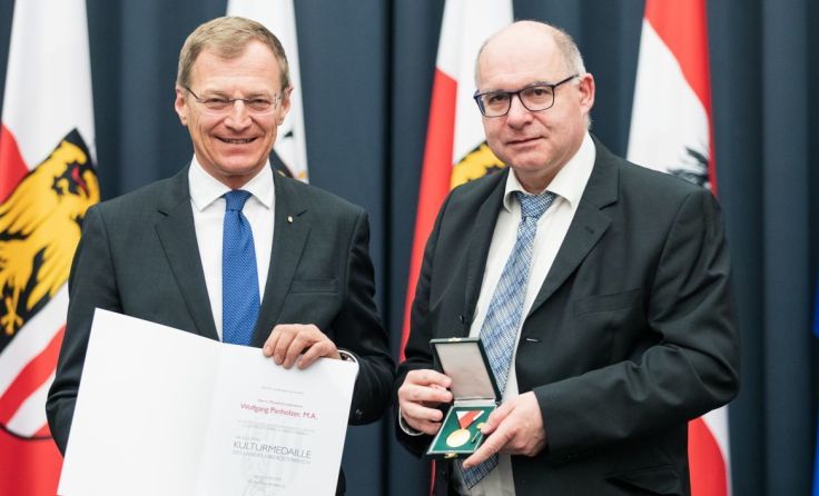 Landeshauptmann Thomas Stelzer und Wolfgang Panholzer Fotos: Land OÖ
