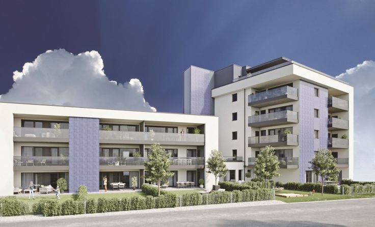 25 einzigartige Eigentumswohnungen entstehen in Freistadt. Rendering: B3d