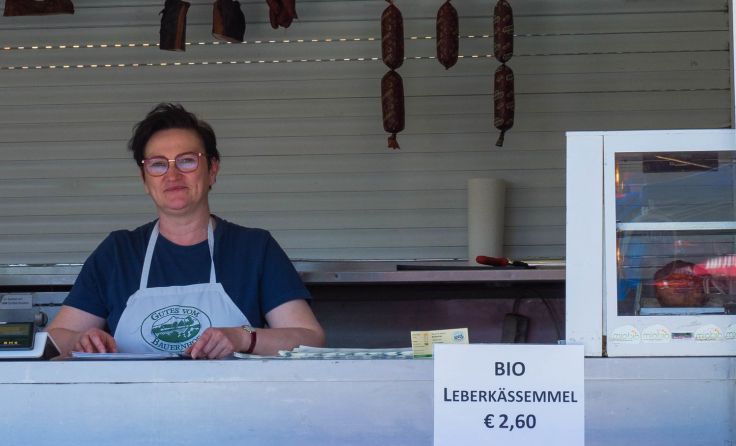 Die Bauern beim Markt am Lunaplatz in der solarCity bieten Bio ohne Kompromisse. Fotos: privat