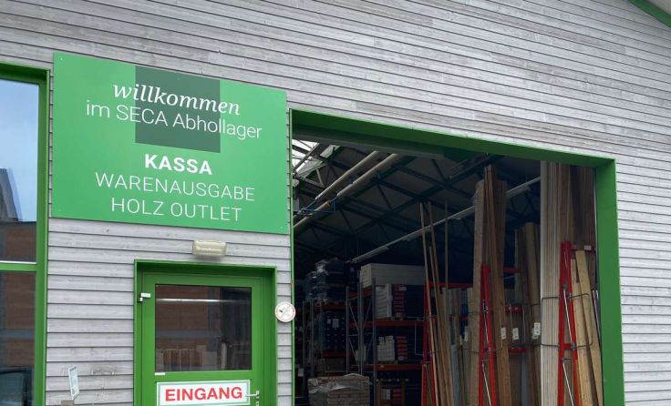 Top-Angebote bis zu 70 Prozent im SECA Holz-Outlet (Fotos: SECA)