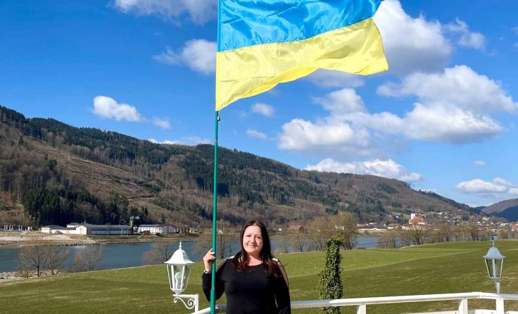 Galyna Trautendorfer stammt aus der Ukraine und wohnt in Neustift. (Foto: Trautendorfer)