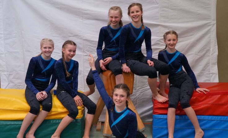 Die erfolgreichen Turnerinnen (Foto: Sportmittelschule Niederwaldkirchen)