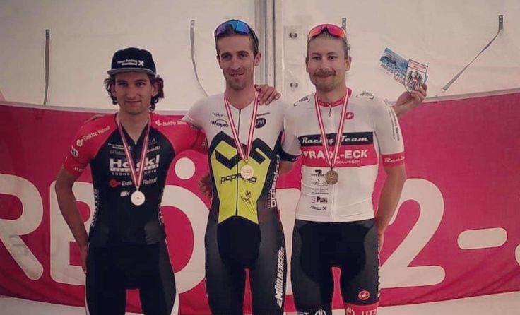 Berggämsen unter sich: Rene Pammer (m.) und Andreas Wolfmayr (l.) (Foto: velo.crew PopaFlo)