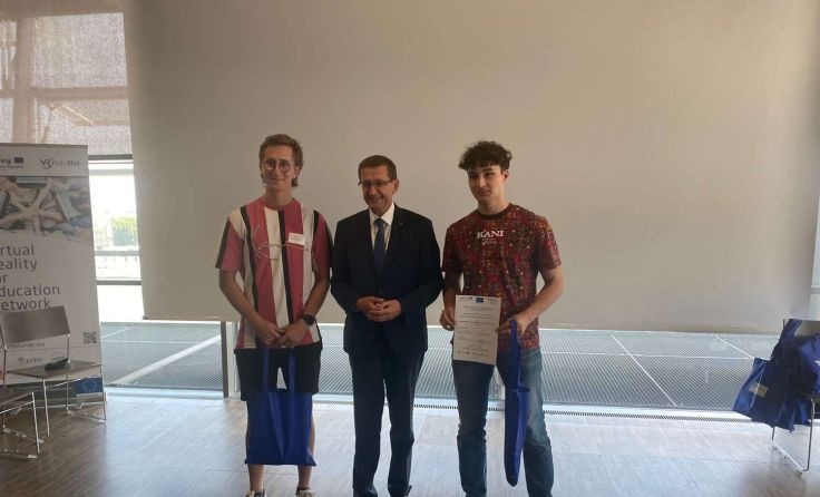 V. l.: Xaver Huber, Landesrat Markus Achleitner, Severin Prorok (Foto: W. Pechmann)