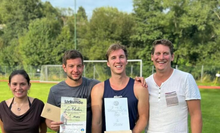 Die Sieger des Zweier-Turniers (Foto: Dominik Bäck)