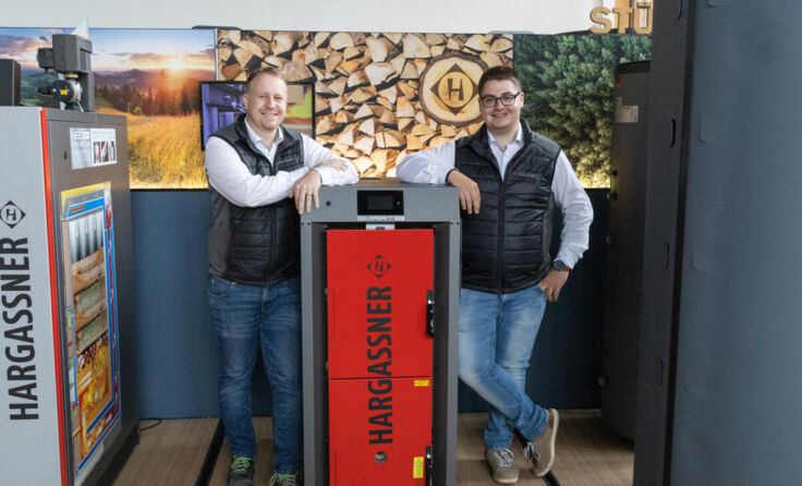 Die Hargassner Lehrlingsausbilder Marcel Rieder und Matthias Lorenz (Foto: Hargassner)