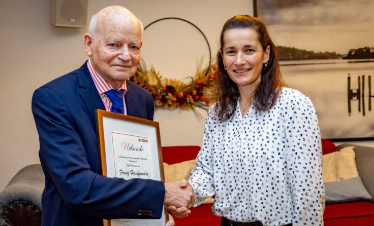 Franz Haugeneder und seine Nachfolgerin Silvia Ehrengruber (Foto: Christian Fidler)
