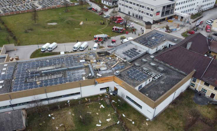 Das Gebäude wurde durch die Detonation schwer beschädigt. (Foto: laumat/Matthias Lauber)