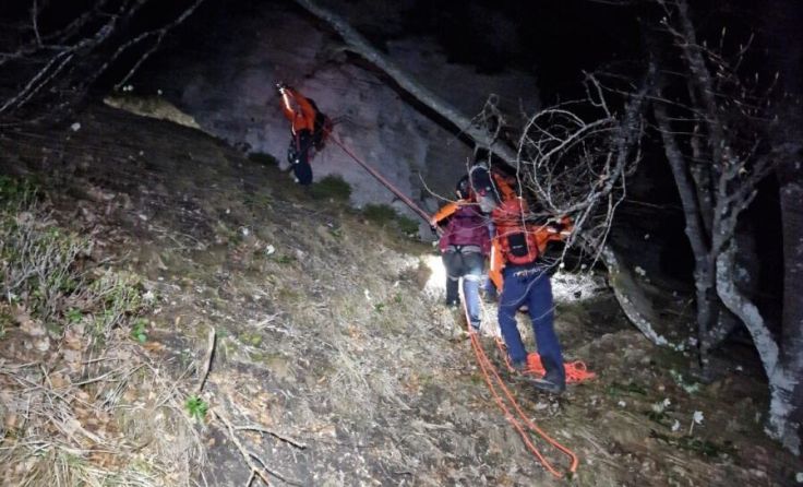 Erst um 2 Uhr nachts waren die Einsatzkräfte wieder im Tal. (Foto: Bergrettung St. Gilgen)