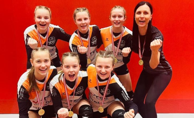 Due U14 Staatsmeisterinnen (Foto: Sportunion Arnreit)