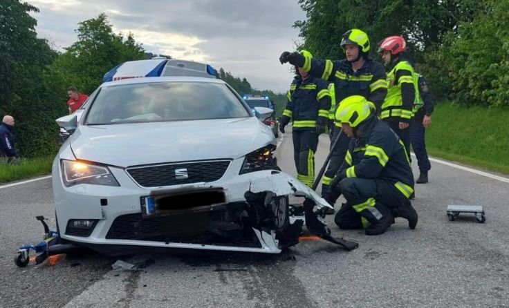 Die Feuerwehr konnte die Unfallstelle schnell räumen. (Foto: FF St. Martin)