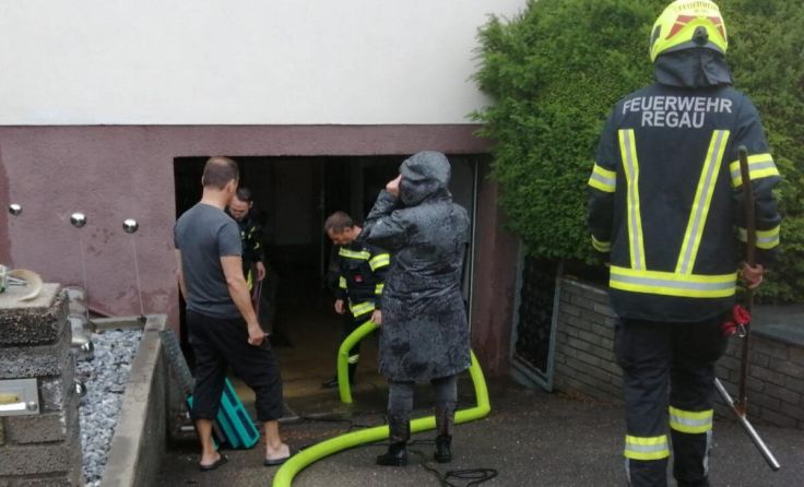 Unwettereinsatz (Foto: FF Regau)