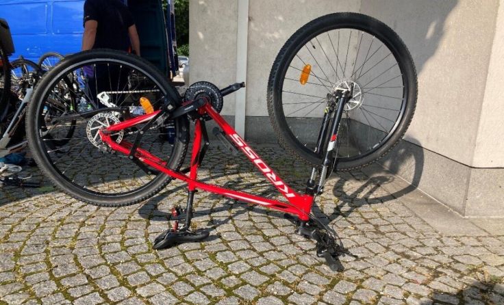 Fahrrad Nr. 8, Marke KROSS, Rahmennummer 00672 bzw. Y1L08222 (Foto: LPD OÖ)